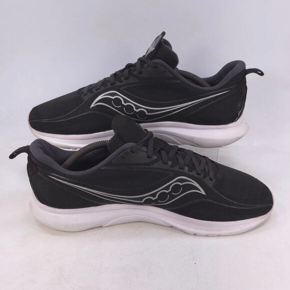 Saucony Kinvara 13 Athletic Lace Up Shoe Mens Size 11 S20723-05 Black White - Picture 5 of 10